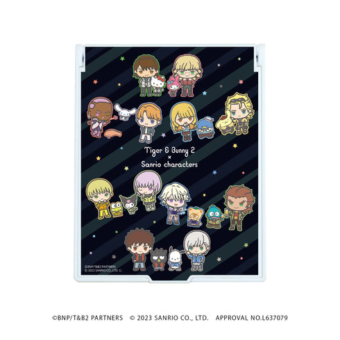『TIGER & BUNNY 2×サンリオキャラクターズ』デカキャラミラー 02/Bパターン(ミニキャライラスト)