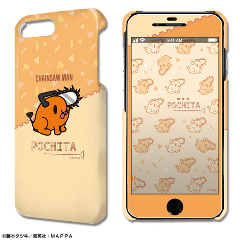 『チェンソーマン』デザジャケット iPhone 8 Plus/7 Plus/6 Plus/6s Plusケース&保護シート デザイン02(ポチタ)