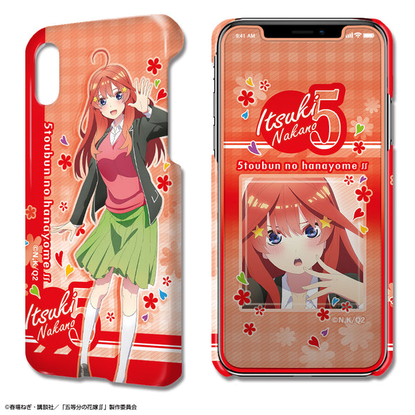 『五等分の花嫁∬』デザジャケット iPhone X/XS ケース&保護シート デザイン05(中野五月)