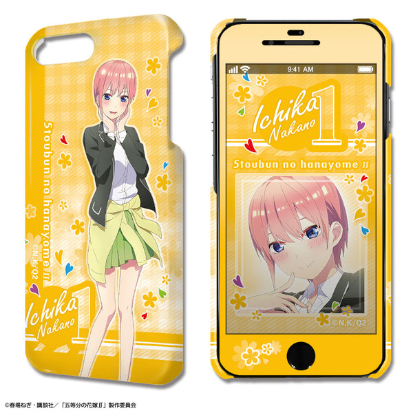 『五等分の花嫁∬』デザジャケット iPhone SE(第2世代)/8/7/6/6s ケース&保護シート デザイン01(中野一花)