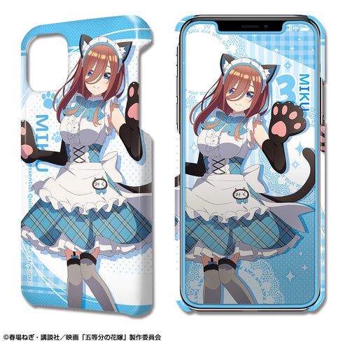 『映画 五等分の花嫁』デザジャケット iPhone 12 mini ケース&保護シート デザイン03 (中野三玖)【描き下ろし】