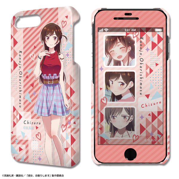 『彼女、お借りします』デザジャケット iPhone 8 Plus/7 Plus/6 Plus/6s Plus ケース&保護シート デザイン01(水原千鶴)