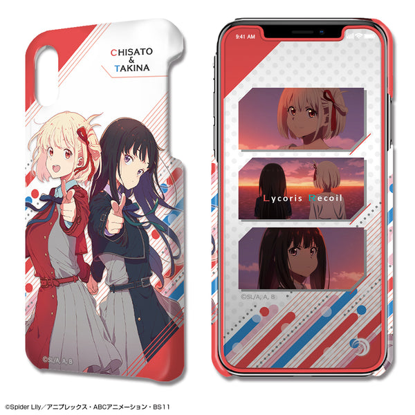 『リコリス・リコイル』デザジャケット iPhone XRケース&保護シート (錦木千束&井ノ上たきな)