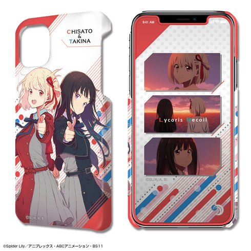 『リコリス・リコイル』デザジャケット iPhone 12/12 Proケース&保護シート (錦木千束&井ノ上たきな)