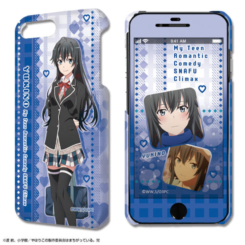 『やはり俺の青春ラブコメはまちがっている。完』デザジャケット iPhone 8 Plus/7 Plus/6 Plus/6s Plus ケース&保護シート デザイン01(雪ノ下雪乃)