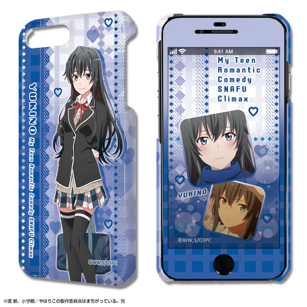 『やはり俺の青春ラブコメはまちがっている。完』デザジャケット iPhone 8 Plus/7 Plus/6 Plus/6s Plus ケース&保護シート デザイン01(雪ノ下雪乃)