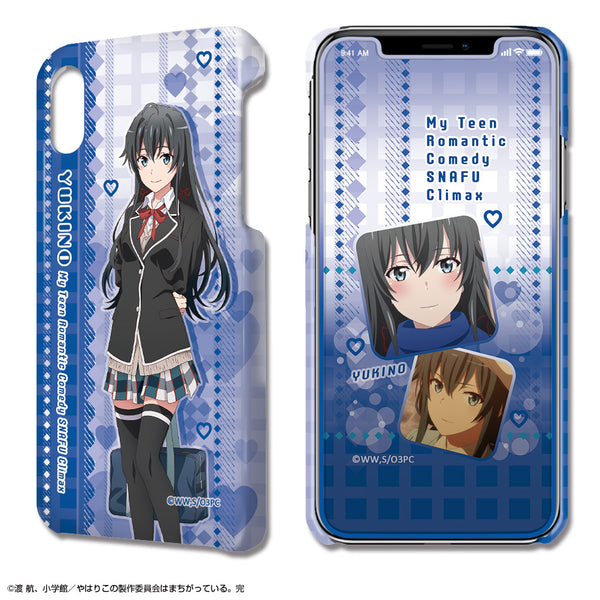 『やはり俺の青春ラブコメはまちがっている。完』デザジャケット iPhone XR ケース&保護シート デザイン01(雪ノ下雪乃)