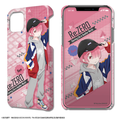 『Re:ゼロから始める異世界生活』デザジャケット Ver.3 iPhone 12 miniケース&保護シート デザイン03(ラム)