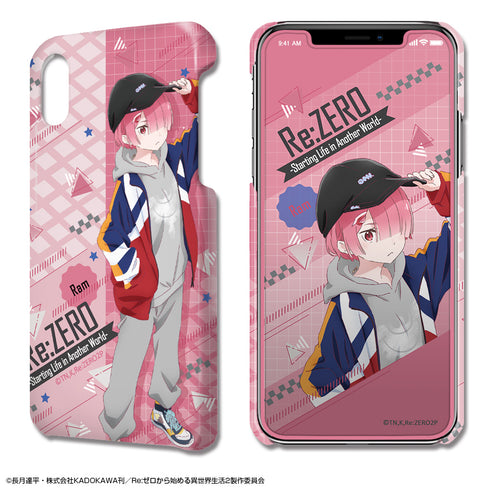 『Re:ゼロから始める異世界生活』デザジャケット Ver.3 iPhone XRケース&保護シート デザイン03(ラム)