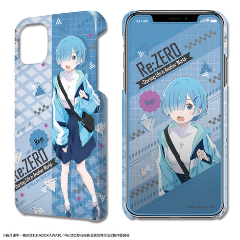 『Re:ゼロから始める異世界生活』デザジャケット Ver.3 iPhone 12/12 Proケース&保護シート デザイン02(レム)