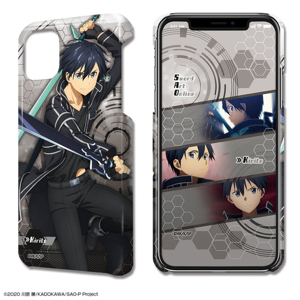 『劇場版 ソードアート・オンライン -プログレッシブ- 星なき夜のアリア』デザジャケット iPhone 12/12 Proケース&保護シート デザイン01(キリト)