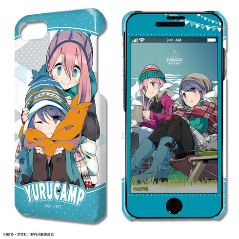 『ゆるキャン△』デザジャケット Ver.2 iPhone 8 Plus/7 Plus/6 Plus/6s Plus ケース&保護シート デザイン01(各務原なでしこ&志摩リン)