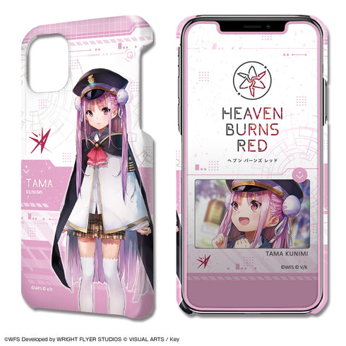 『ヘブンバーンズレッド』デザジャケット iPhone 12 miniケース&保護シート デザイン06(國見タマ)