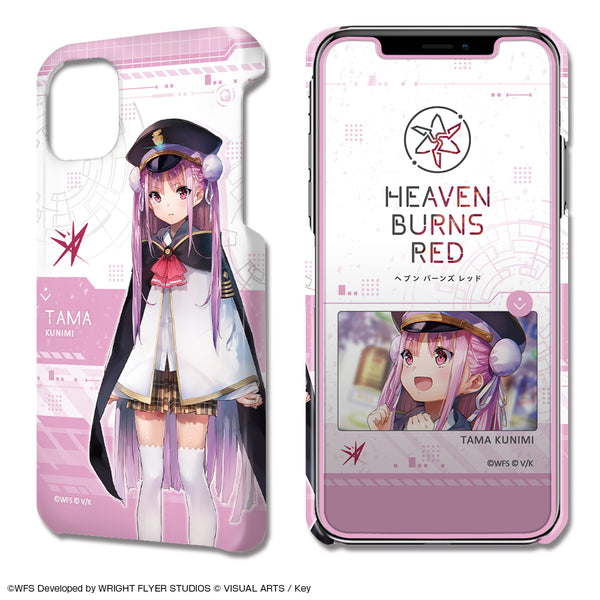 『ヘブンバーンズレッド』デザジャケット iPhone 12 miniケース&保護シート デザイン06(國見タマ)