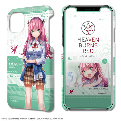 『ヘブンバーンズレッド』デザジャケット iPhone 12/12 Proケース&保護シート デザイン03(逢川めぐみ)