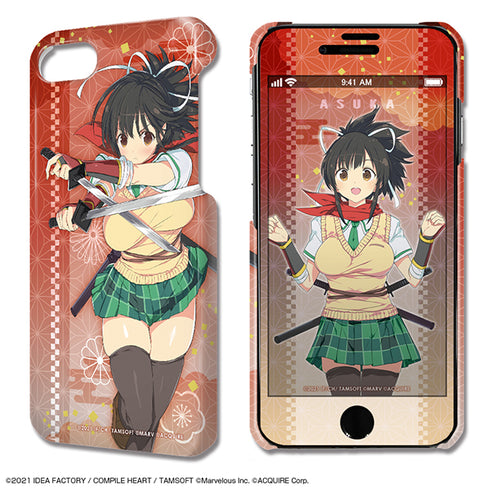 『閃乱忍忍忍者大戦ネプテューヌ -少女達の響艶-』デザジャケット iPhone SE(第2世代)/8/7/6/6sケース&保護シート デザイン05(飛鳥)