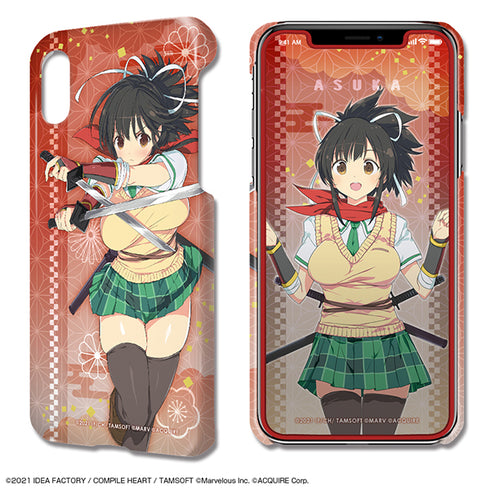 『閃乱忍忍忍者大戦ネプテューヌ -少女達の響艶-』デザジャケット iPhone X/XSケース&保護シート デザイン05(飛鳥)