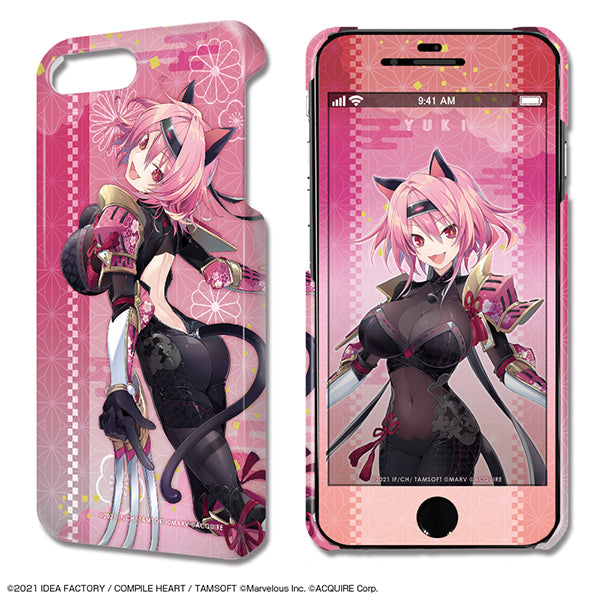 『閃乱忍忍忍者大戦ネプテューヌ -少女達の響艶-』デザジャケット iPhone 8 Plus/7 Plus/6 Plus/6s Plusケース&保護シート デザイン09(ユウキ)