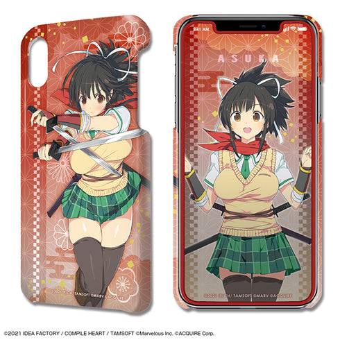 『閃乱忍忍忍者大戦ネプテューヌ -少女達の響艶-』デザジャケット iPhone XRケース&保護シート デザイン05(飛鳥)