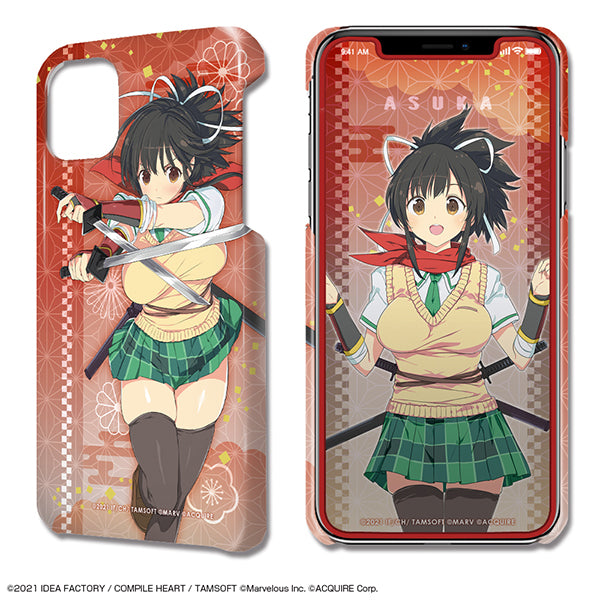 『閃乱忍忍忍者大戦ネプテューヌ -少女達の響艶-』デザジャケット iPhone 12/12 Proケース&保護シート デザイン05(飛鳥)