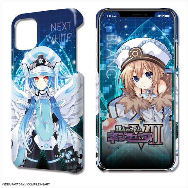 『新次元ゲイム ネプテューヌVII』デザジャケット iPhone 11ケース&保護シート デザイン03(ブラン)
