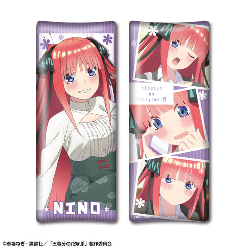 『五等分の花嫁∬』ミニ抱き枕 デザイン02(中野二乃)