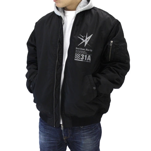 『ヘブンバーンズレッド』31A 部隊ロゴ MA-1ジャケット