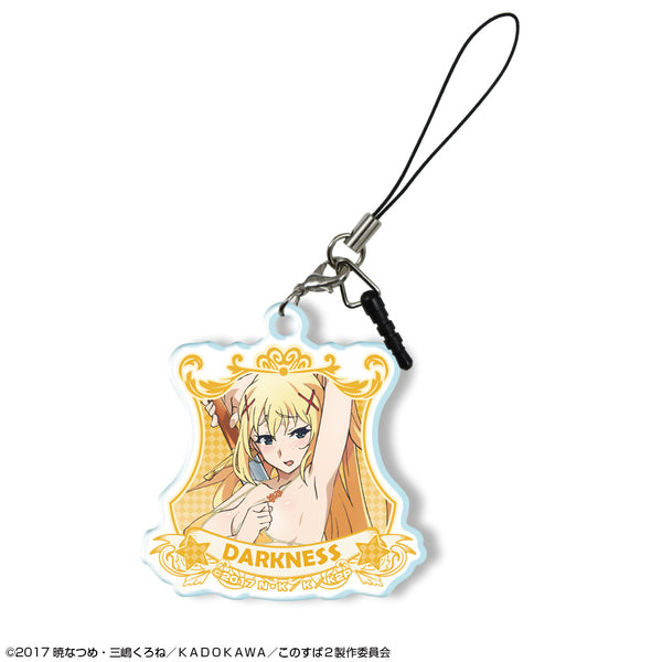 『この素晴らしい世界に祝福を!2』アクリルイヤホンジャックアクセサリー デザイン06(ダクネスB)