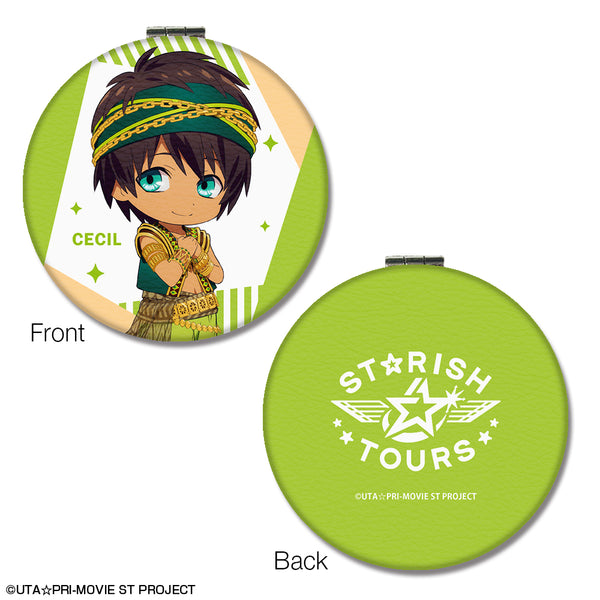 『劇場版 うたの☆プリンスさまっ♪ マジLOVEスターリッシュツアーズ』丸型コンパクトミラー デザイン07(愛島セシル)