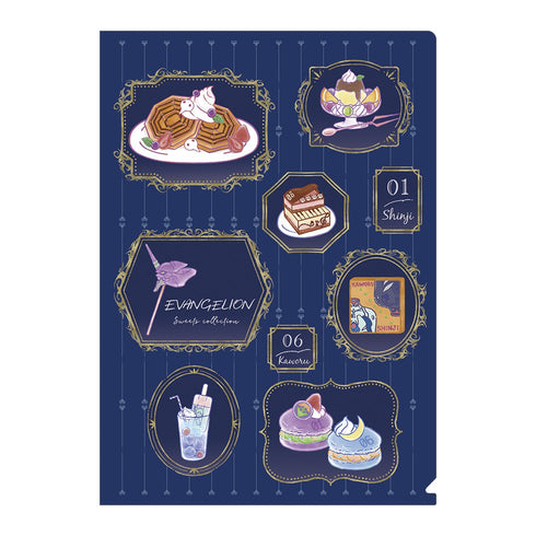 『エヴァンゲリオン』EVANGELION SWEETS COLLECTION クリアファイル/SHINJI&KAWORU