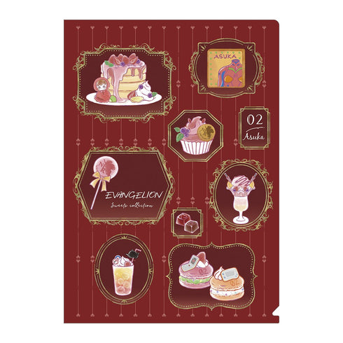 『エヴァンゲリオン』EVANGELION SWEETS COLLECTION クリアファイル/ASUKA