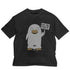 『銀魂』 エリザベス「俺の後ろに立つな」 ビッグシルエットTシャツ BLACK