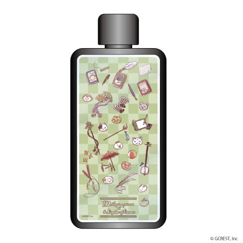 "The Kingdom of Dreams and the 100 Sleeping Princes" Frame Square Bottle 01 / Japanese Sweets Ver. Motif-Studded Design (Graph Art)