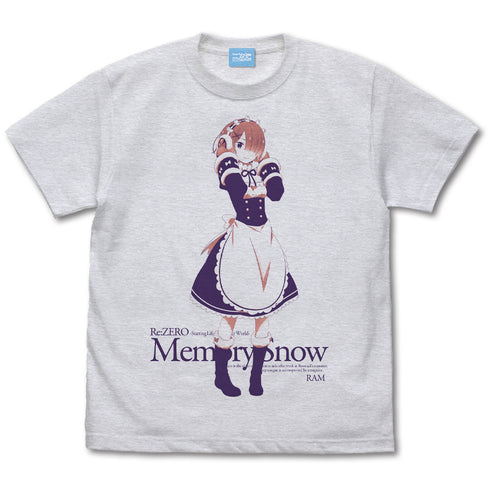 『Re:ゼロから始める異世界生活』ラム Tシャツ Memory Snow Ver.