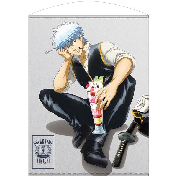 『銀魂』 銀さん100cmタペストリー ~サボって食う糖分は格別~真選組隊服Ver.