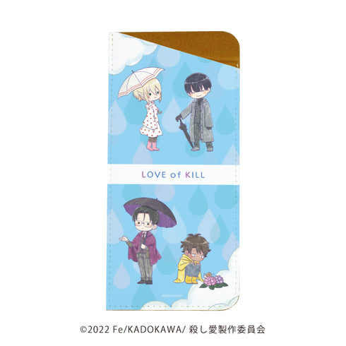 『殺し愛』キャラグラスケース 01/シャトー&リャンハ&社長&ジム 梅雨ver.(グラフアート)