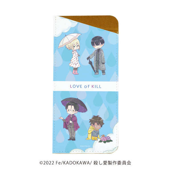 『殺し愛』キャラグラスケース 01/シャトー&リャンハ&社長&ジム 梅雨ver.(グラフアート)