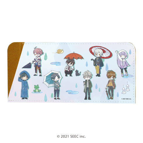 『ミリオンダラーボーイズ』キャラグラスケース 01/整列デザイン 梅雨ver.(グラフアート)
