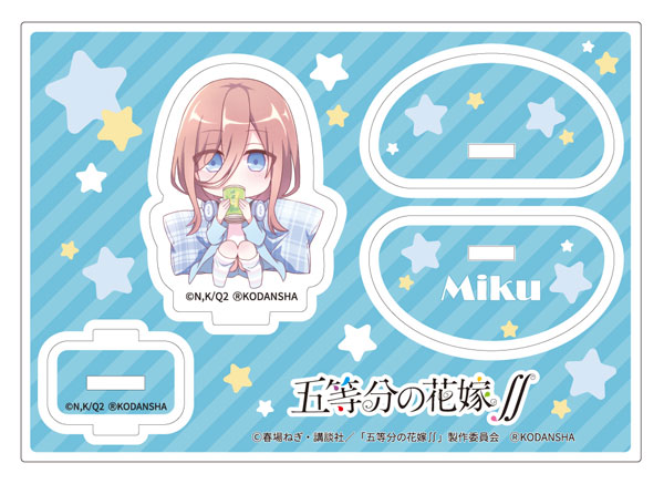 『五等分の花嫁∬』ふらふらアクリルスタンド 中野三玖 デフォルメ