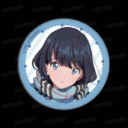 『SSSS.GRIDMAN』描き下ろし 缶バッジ【宝多六花 冬服】