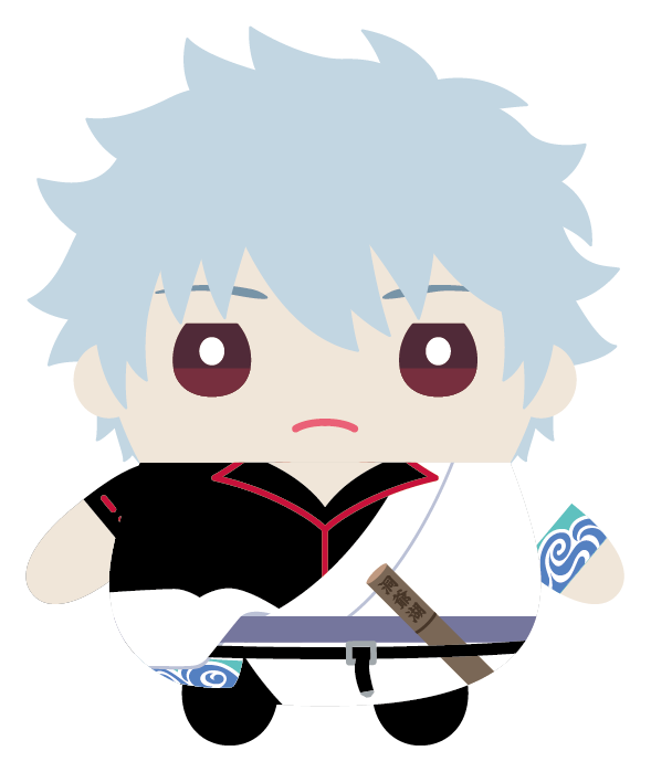 『銀魂』まめめいと(ぬいぐるみマスコット)/坂田銀時