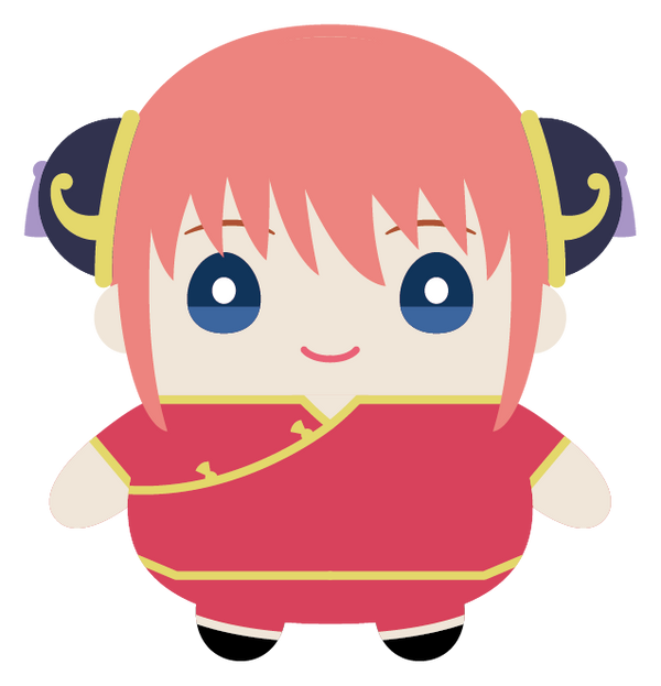 『銀魂』まめめいと(ぬいぐるみマスコット)/神楽
