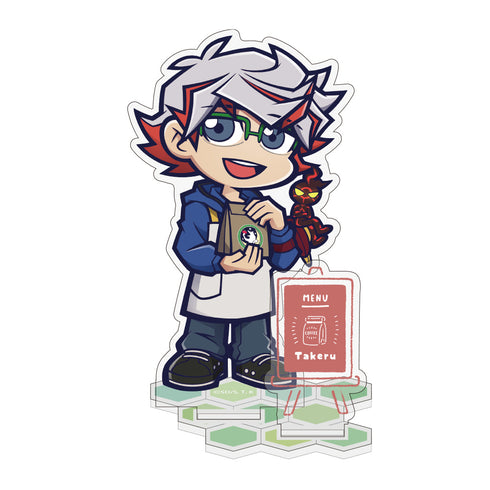 『遊☆戯☆王VRAINS』穂村尊&不霊夢 アクリルスタンド Cafè NagiのひとときVer.