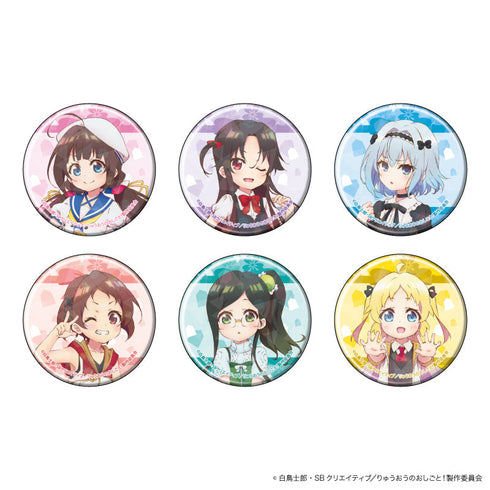 TVアニメ『りゅうおうのおしごと!』 ホログラム缶バッジ(57mm) 01/ブラインド(全6種)(公式イラスト)