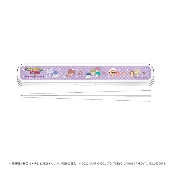 『家庭教師ヒットマンREBORN!×SANRIO CHARACTERS』キャラおはしケースセット 03/ミルフィオーレver. 整列デザイン