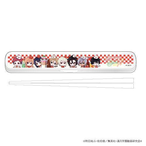 「食戟のソーマ」キャラおはしケースセット 整列デザイン ダイナーver.(フォトきゃら)
