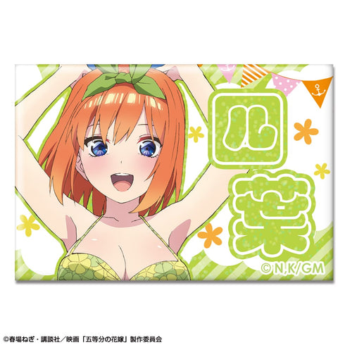 『映画 五等分の花嫁』ホログラム缶バッジ 水着Ver. 04 中野四葉
