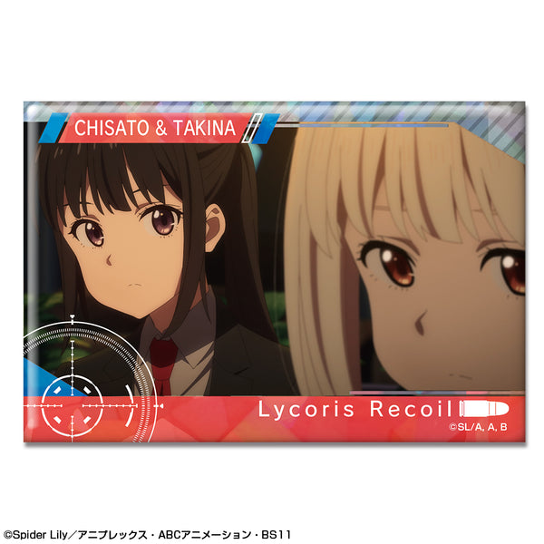 『リコリス・リコイル』ホログラム缶バッジ Ver.2 デザイン22(錦木千束&井ノ上たきな/E)