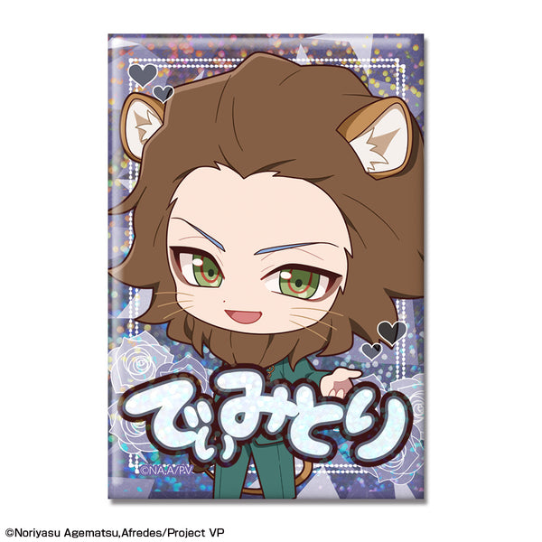 『ヴィジュアルプリズン』ホログラム缶バッジ Ver.2 デザイン09(ディミトリ・ロマネ)