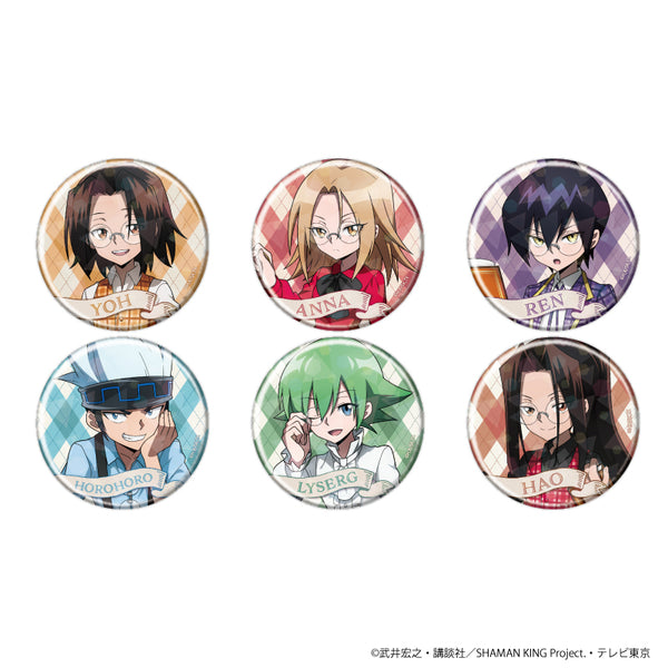 『シャーマンキング』ホログラム缶バッジ(65mm) 01/キュレーター風 BOX(全6種)(描き下ろし)
